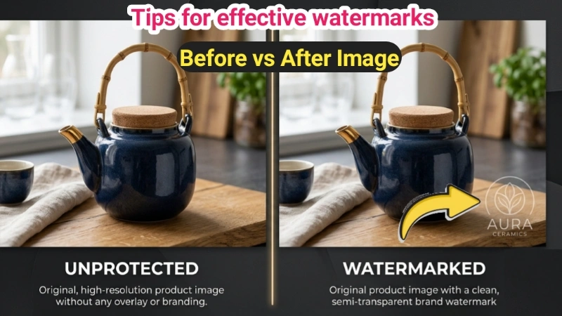 add watermarks befor vs after image - bulk add watermark image