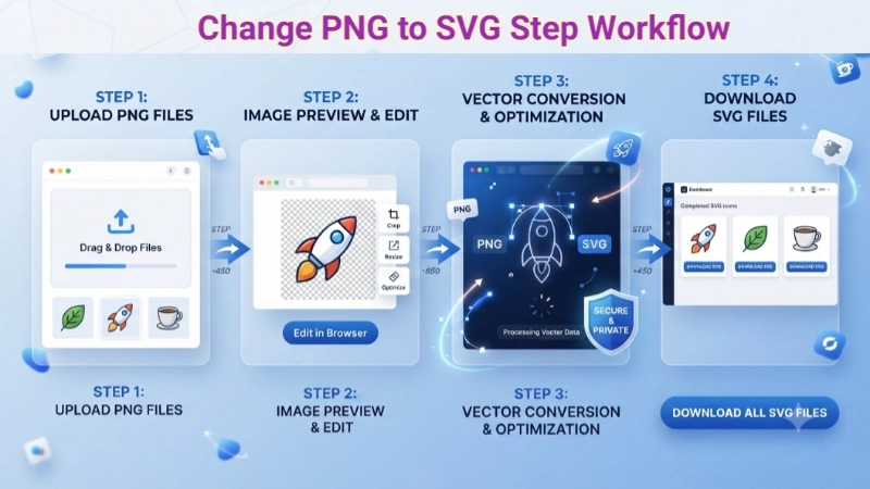 how to convert png to svg work image - convert png to svg step work guide
