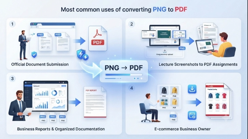 png to pdf use cases image - convert png to pdf uses work image