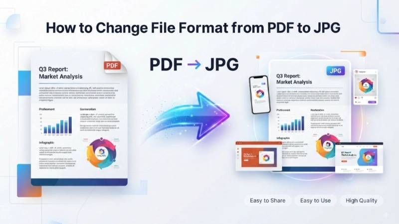 How to Change File Format from PDF to JPG