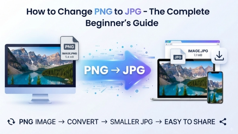 How to Change PNG to JPG the Complete Beginner Guide