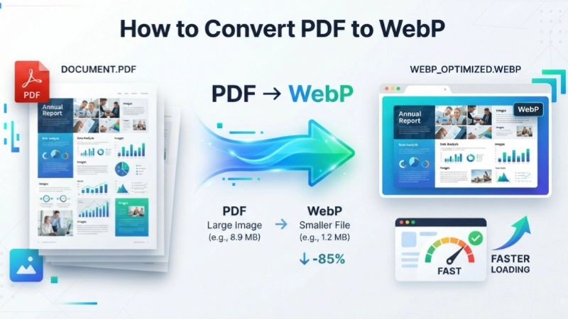 How to Convert PDF to WebP guide