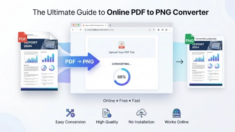 Online PDF to PNG Converter Guide
