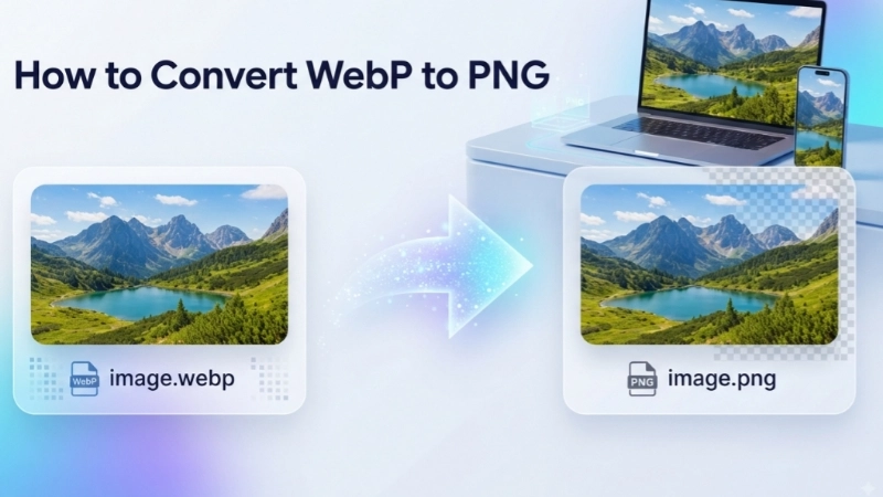 How to convert WebP to PNG image format
