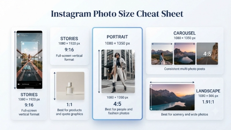 Best Instagram Sizes for Different Types of Posts