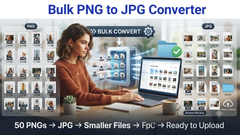 Bulk PNG to JPG Converter Image