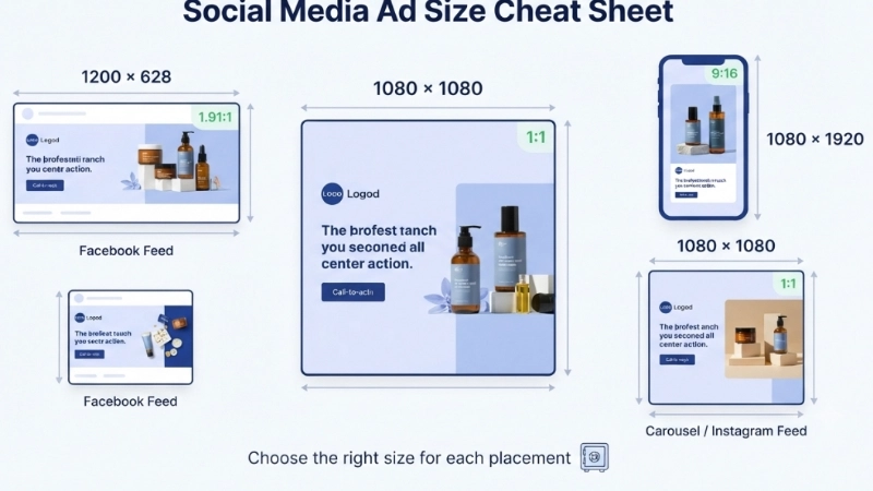 Facebook Image Size Advertising Cheat Sheet