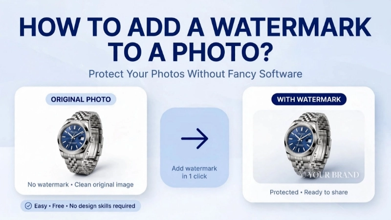 How Do I Add a Watermark to a Photo