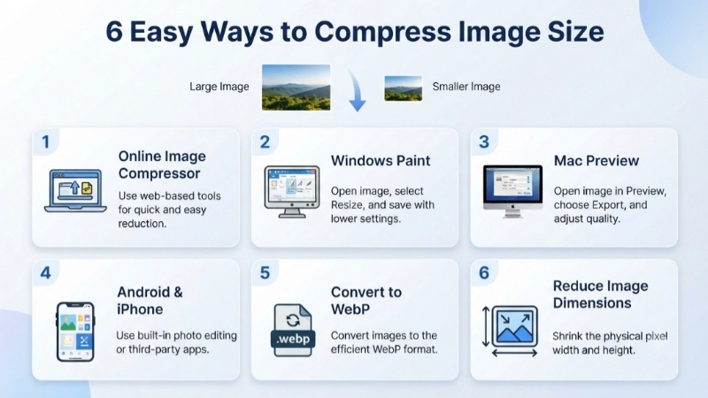 How to Compress Image Size Easy Methods