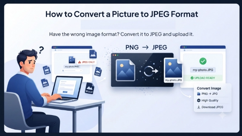 How to Convert a Picture to JPEG Format