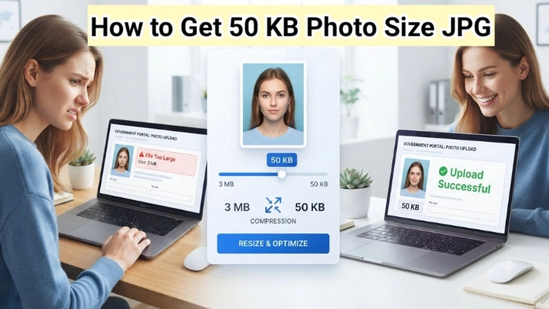 How to Get 50 KB Photo Size JPG
