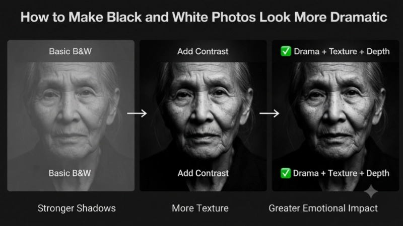 How to Make Black and White Photos