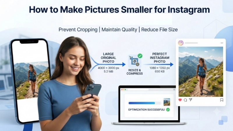 How to Make Pictures Smaller for Instagram