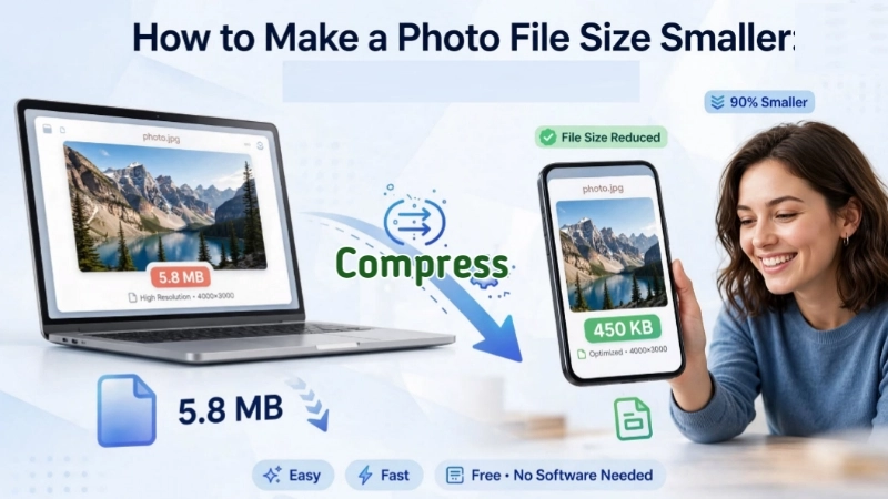 How to Make a Photo File Size Smaller