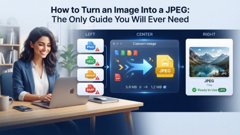 How to Turn an Image Into a JPEG