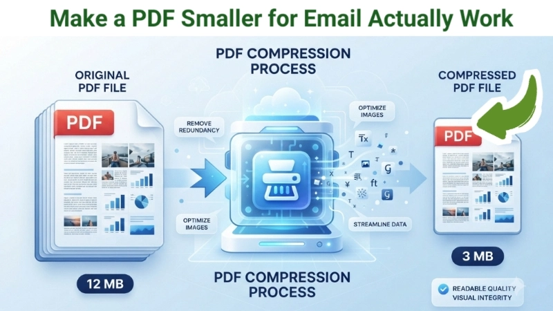 Make a PDF Smaller for Email Work Image