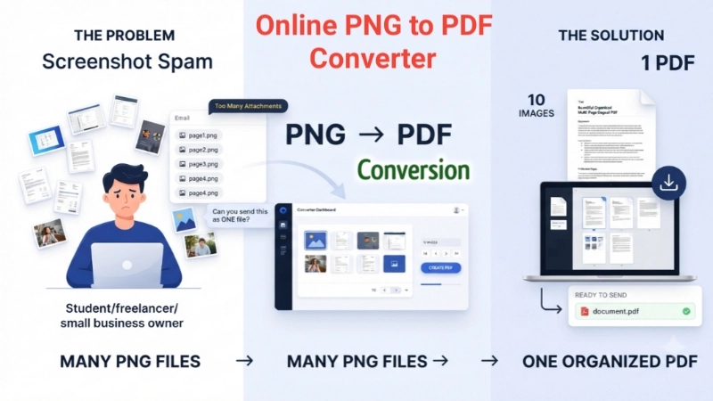 Online PNG to PDF Converter Image