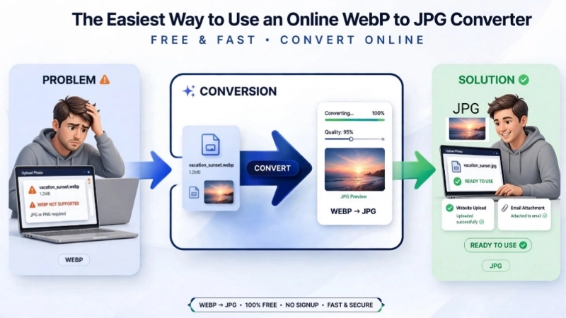 Online WebP to JPG Converter Image