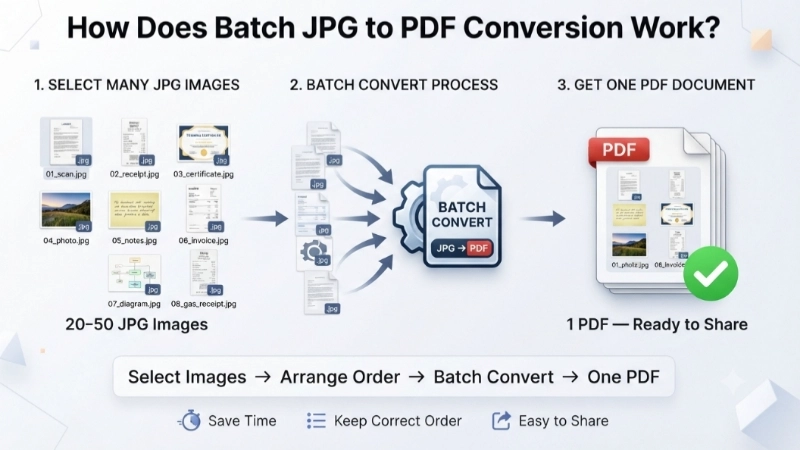 What Does Batch JPG to PDF Mean Image