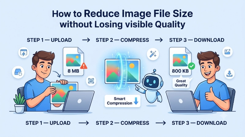 How Image Compression Works in Seconds